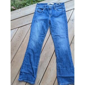 Vintage Guess Boot Mid Jeans Women Size 30 Distressed Look Medium Wash